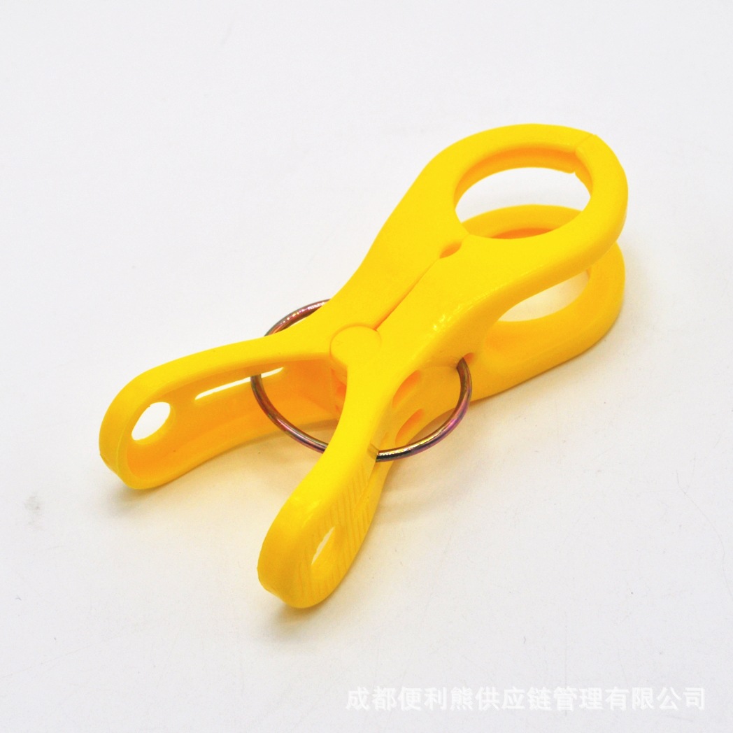 3个家用晾衣夹蚊帐固定衣服夹塑料晒被子大号防风夹多功能晾晒夹