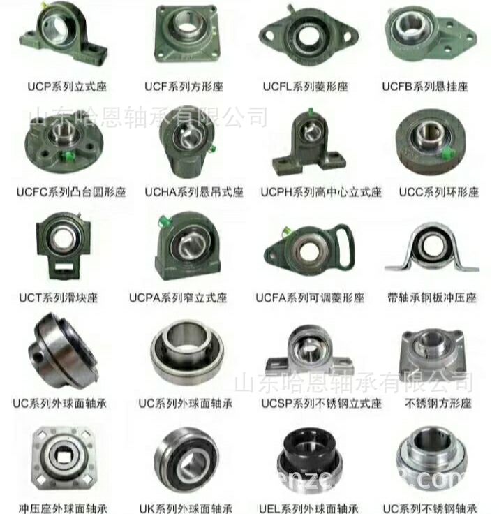 外球面带座轴承方形座UCF国标轴承座F214 215 216 217 218 220