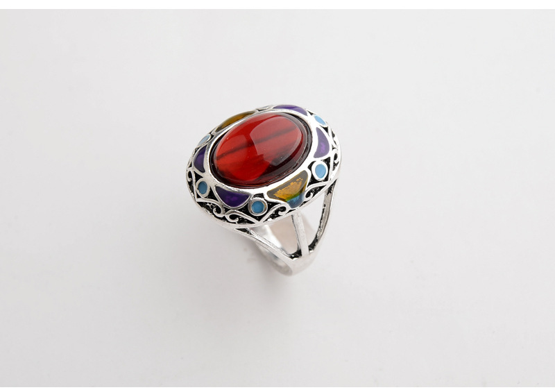 Fashion Vintage Inlaid Ruby Ring Jewelry Wholesale Ring display picture 3