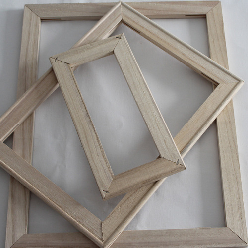 Wholesale White Coated Canvas Painting Frame for Studio, 30x30 inch Cotton Canvas Frame, Macro Industrial Oil Painting Frame