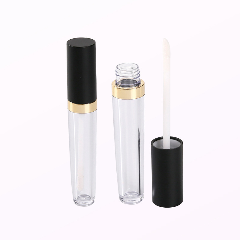 专业定制高档环保化妆品包装唇彩管 精致时尚透明塑料唇彩管