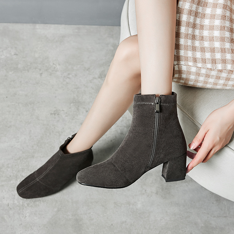 Bottes femme en Daim - Ref 3355229 Image 21