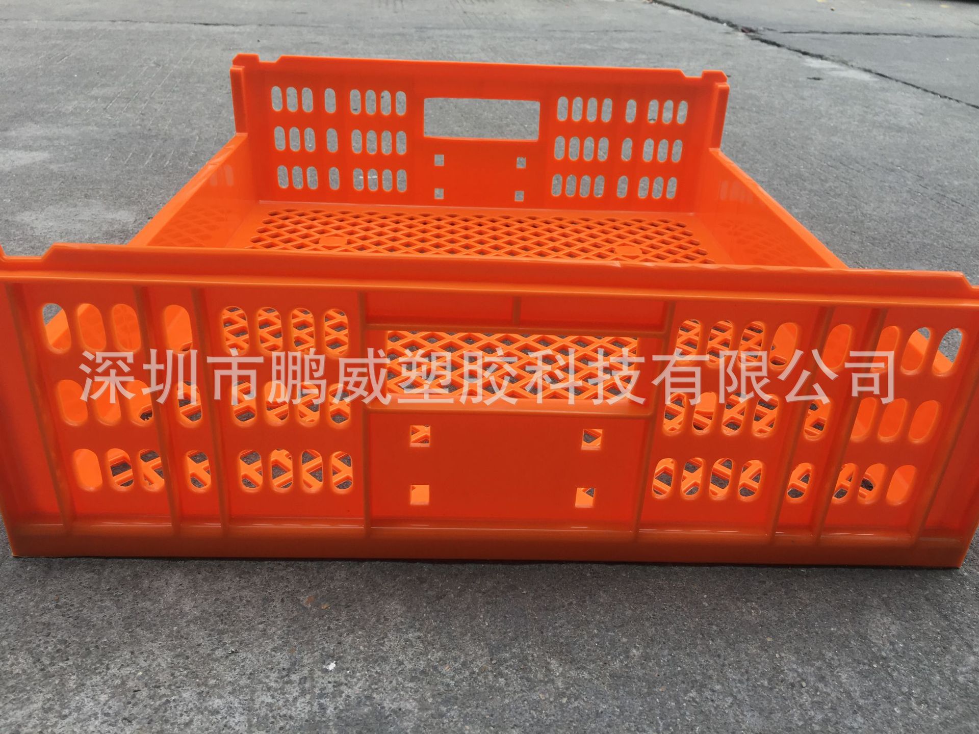 鹏威厂家畅销厦门加厚全新料周转面包架 橘色现货批发珠三角区域