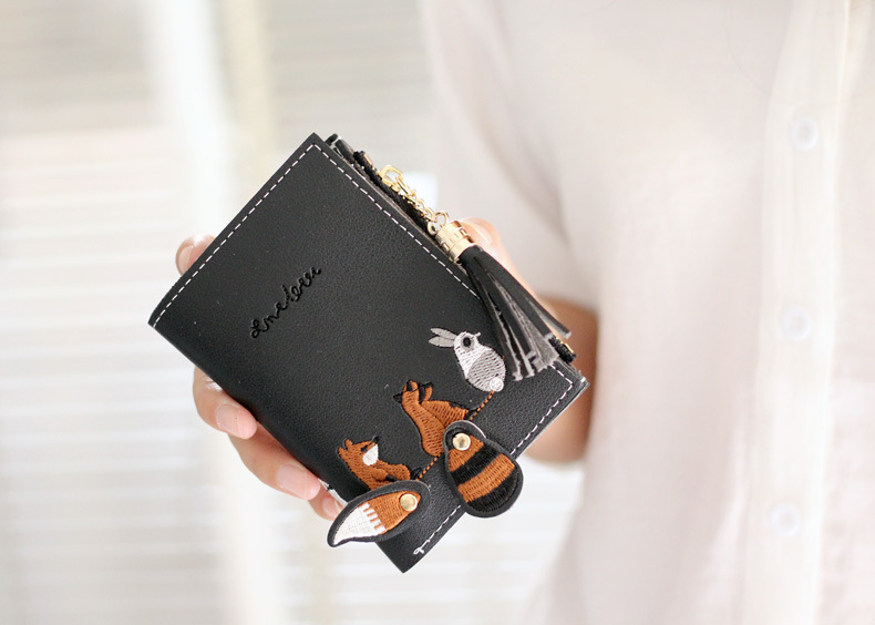 Women's Animal Solid Color Pu Leather Magnetic Buckle Wallets display picture 5