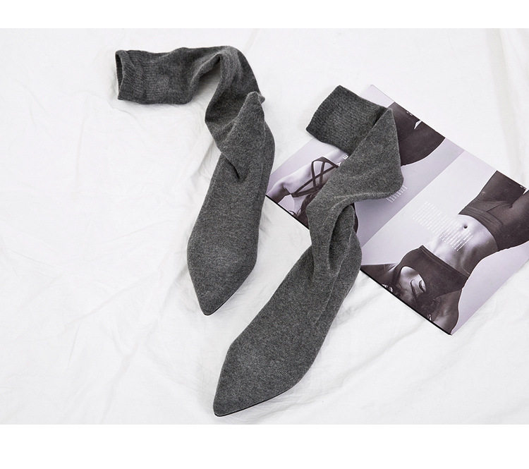 Bottes femme BU SHIQI en Tricot - Ref 3354973 Image 28