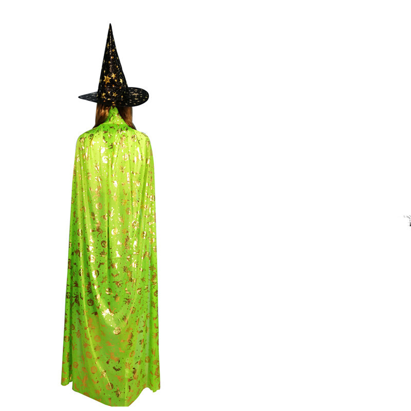 Mantello di Halloween, Mantello di zucca abbronzante per bambini e adulti, Mantello di strega, Mantello di strega_voghion.com