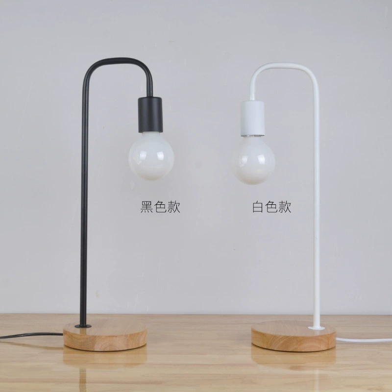 Скандинавская креативная LED настольная лампа для спальни, для кровати, для настольного компьютера, защита глаз