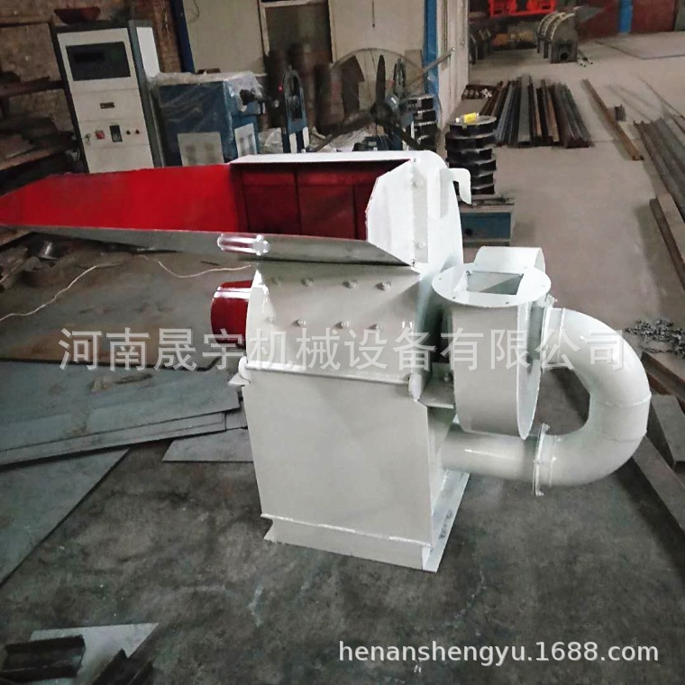 木浆板粉碎机 松木梧桐树硬杂木头粉碎机 大型除尘双口木材破碎机