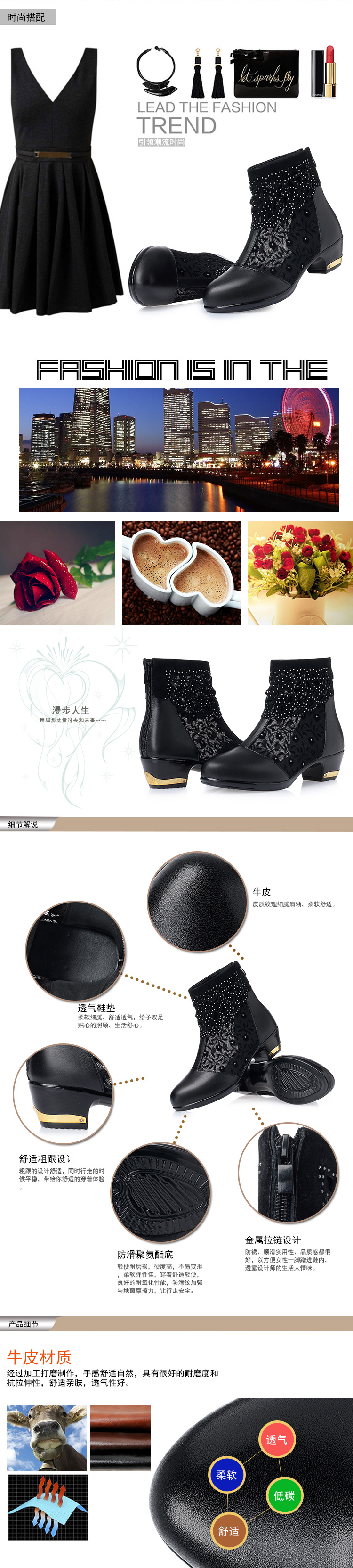 Bottes femme en En cuir - Ref 3354811 Image 8