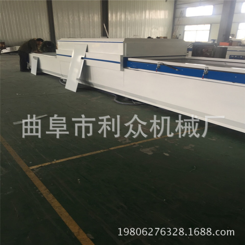 苏州 双工位橱柜门吸塑机 单工位半自动烤箱不动覆膜机