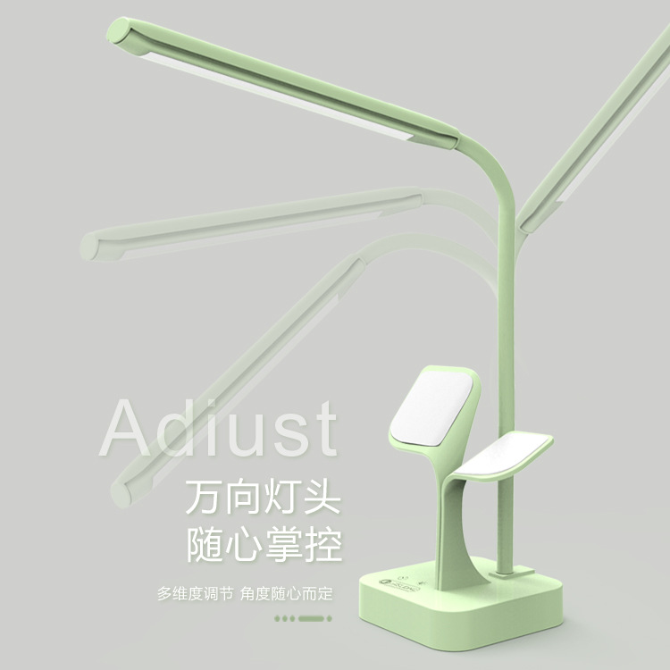 拾风手机支架台灯 触摸无极调光led充电小台灯学习护眼阅读灯