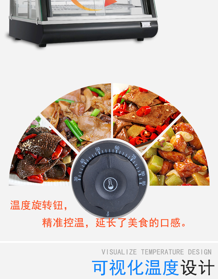 弧形保温柜HX-(60-1,60-2,60-3),弧形玻璃保