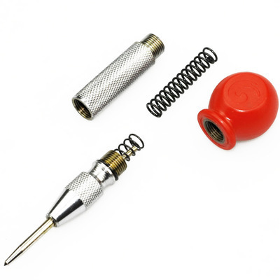 Automatic center punch positioner with red cap semi-automatic center punch window breaker automatic sample punch 127mm