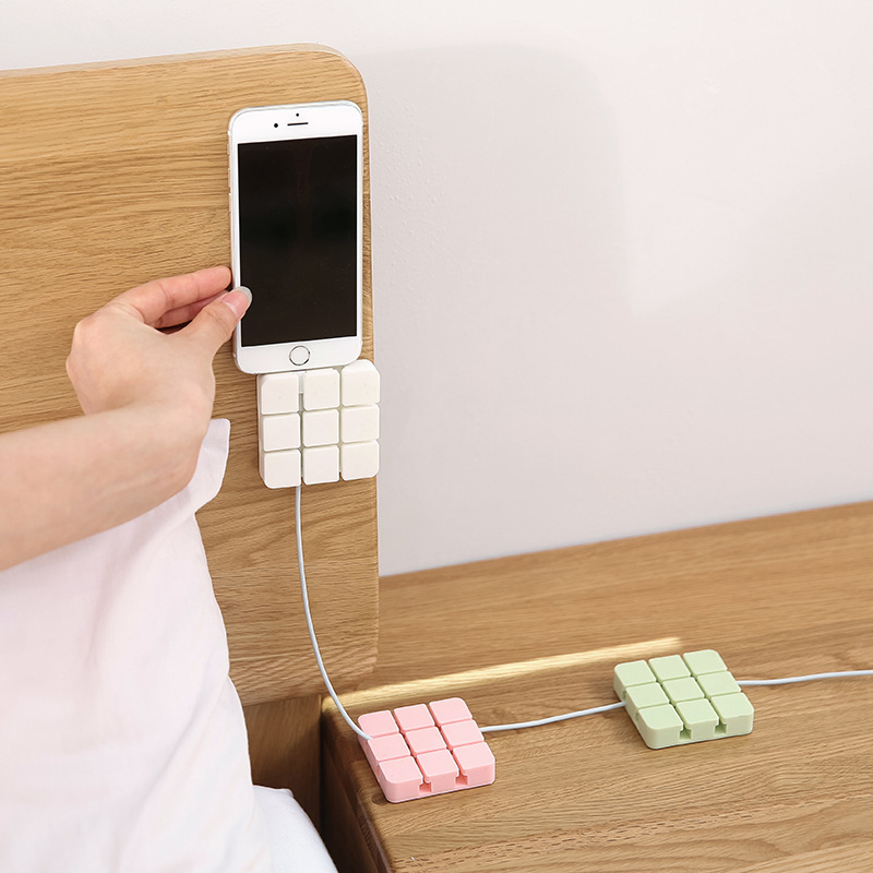 Silicone self-adhesive wire organizer fixed clip wire network cable storage finisher data cable patented product