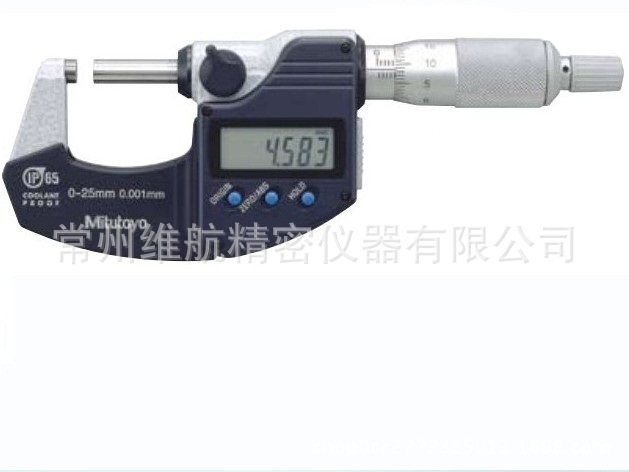 日本三丰Mitutoyo防水数显外径千分尺293-340 341 0-25