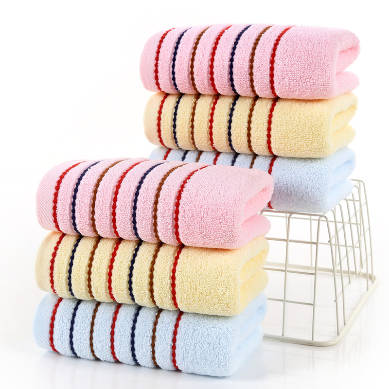 高阳厂家批发家居日用商超柔软吸水多色加厚断档纯棉毛巾洗脸面巾|ms