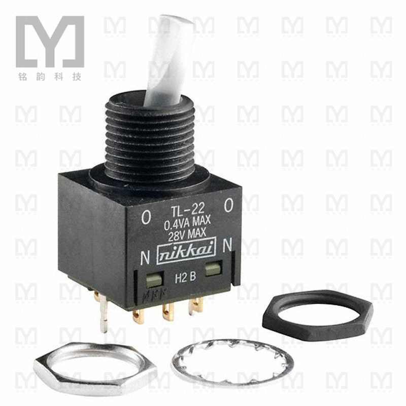 TL22SNAG016G【拨动开关】SWITCH TOGGLE DPDT 0.4VA 28V