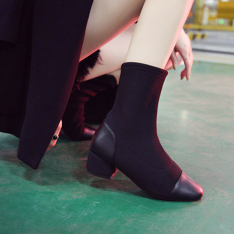 Bottes femme en PU artificiel - Ref 3355205 Image 25