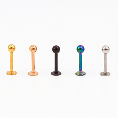 厂价直销钛钢小骨钉唇钉唇环不锈钢耳钉饰品欧美耳饰钛钢唇钉|ru