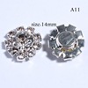 High -quality pearl flower plate diamond buckle exquisite rhinestone and alloy buckle handmade DIY hair accessories materials