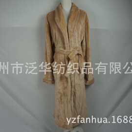 新款工厂定制可改版浴袍睡衣