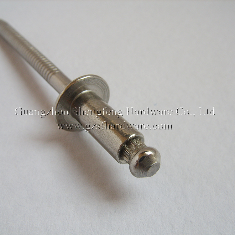 供应不锈钢开口型扁圆头抽芯铆钉 不锈钢拉钉