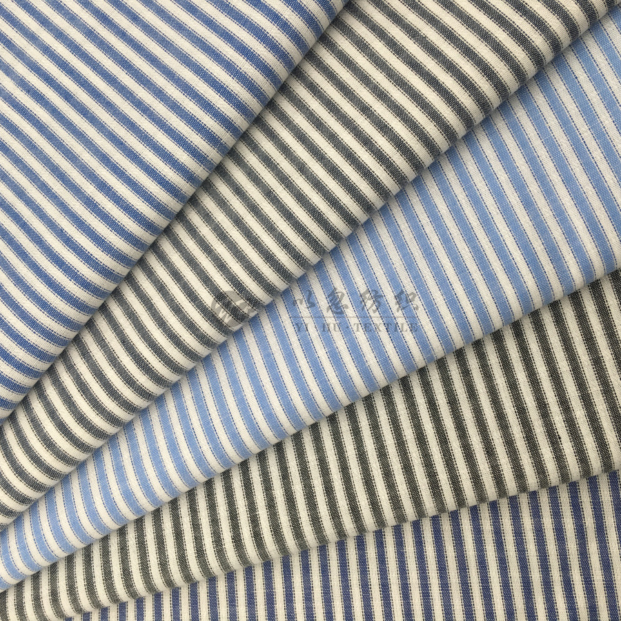 现货供应 色织面料 全棉条子 40支全棉 外贸热卖 个性条 批发