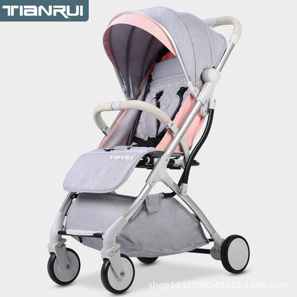 Tianrui cochecito de bebé ultra-ligero portátil plegable mini niños de bolsillo paraguas coche bebé BB carro