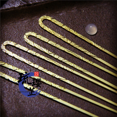 Vicki Jewelry factory Direct selling manual decorative pattern Hairpin brass Tang Versatile subject