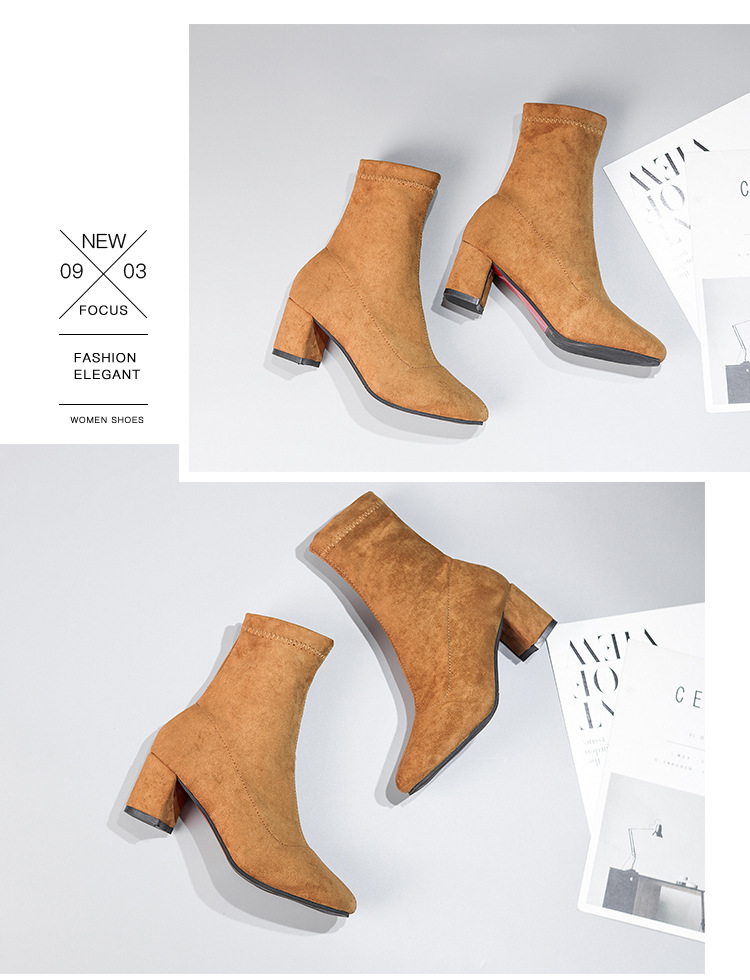 Bottes femme en Daim - Ref 3354891 Image 21