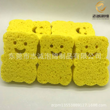 高溫海綿大孔海綿電極片烙鐵海綿 壓縮木漿棉 帶孔吸水木漿棉