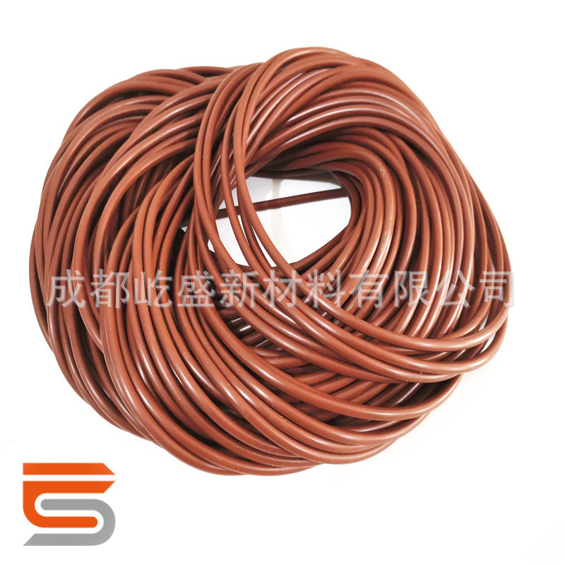 供应氟胶O型圈定制密封圈厂家直销抗磨耐热耐腐蚀密封减震氟胶圈