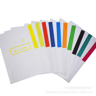干部人事档案，人事档案盒专用十大分类纸十大类隔页纸