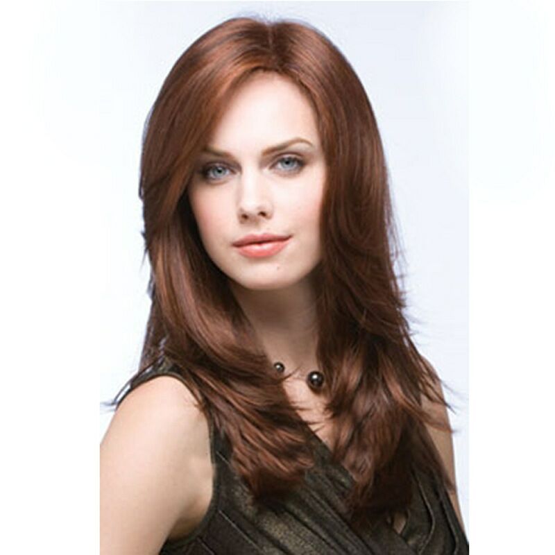 Women's Fashion Party High-temperature Fiber Centre Parting Long Curly Hair Wigs display picture 3