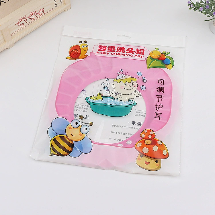 Children's shower cap for baby, shampoo, adjustable ecological hair cap