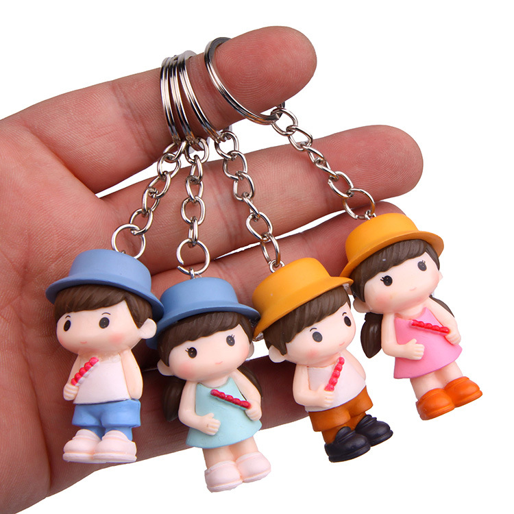 4款冰糖葫芦情侣手办创意钥匙链汽车钥匙圈韩版情侣包包挂件礼物