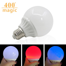 三色/磁控灯泡发亮意念灯泡舞台表演自亮磁控发电灯泡 魔术道具