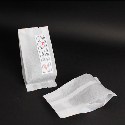 广东深圳厂家优惠现货出售棉纸磨砂半透明热封茶叶食品包装袋