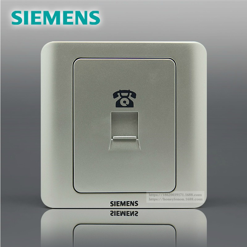 SIEMENS 西门子 远景Vista  一位电话插座（RJ11）5TG01201CC122
