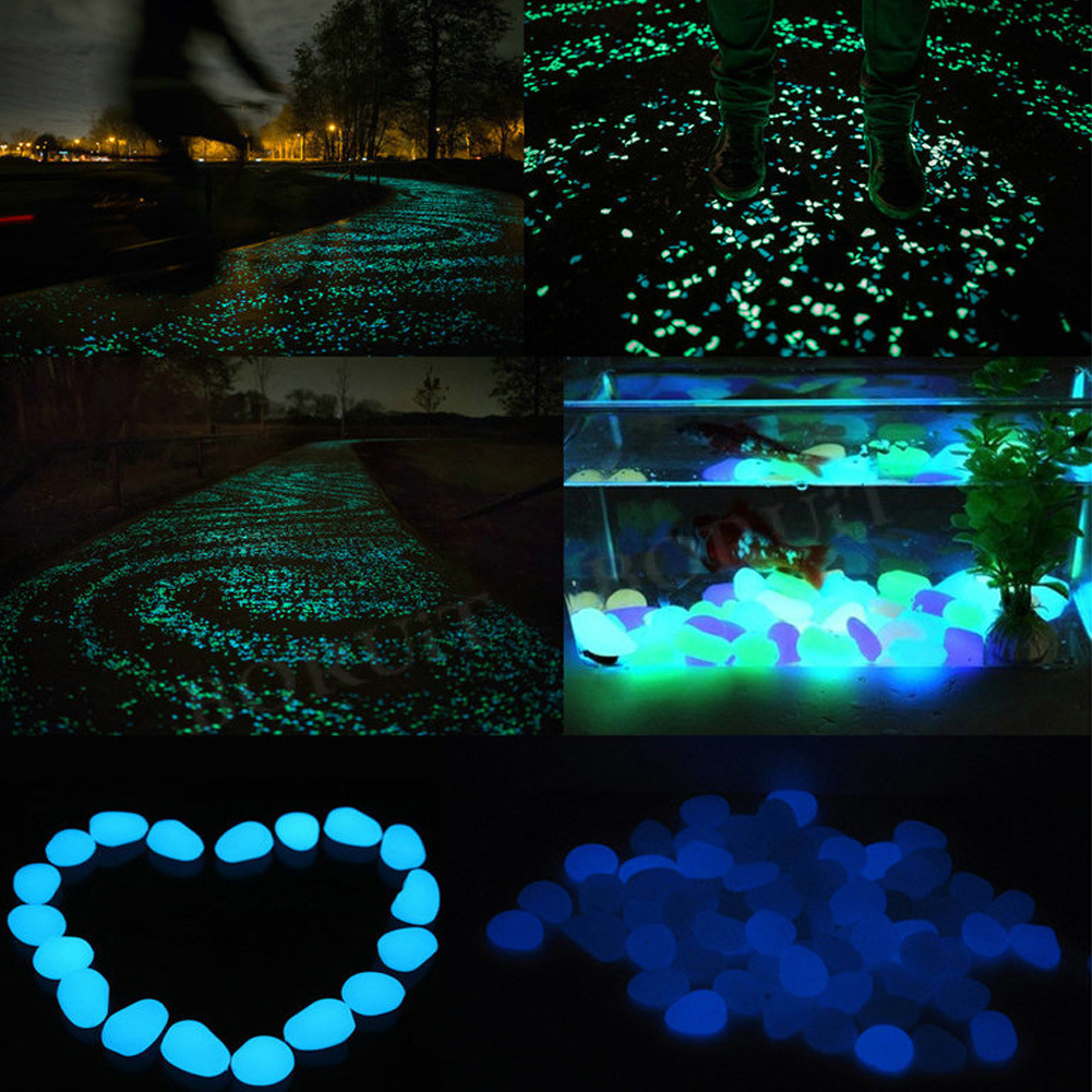 夜光石 人造多色鹅卵石 水族荧光石子 园林造景夜光石 夜光石头-阿里巴巴