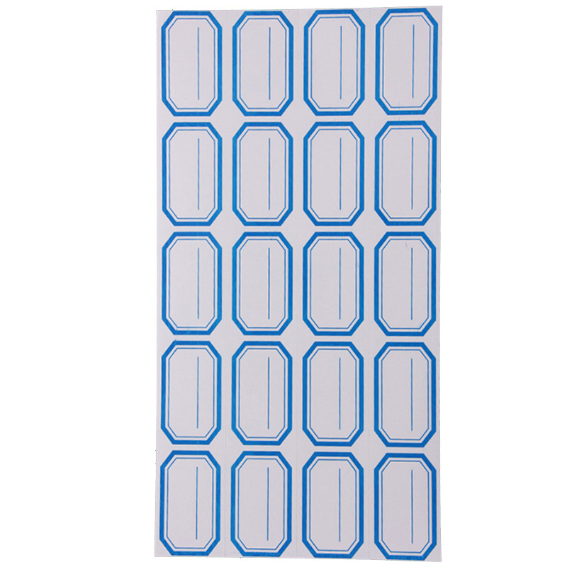 【现货】厂家直销标签贴纸 彩色不干胶 不干标签 规格4*5|ms