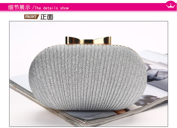 Polyester Lining Material Cross-border Dinner Bag Evening Banquet Bag  Hand Phone Change One-shoulder Messenger Dinner Bag