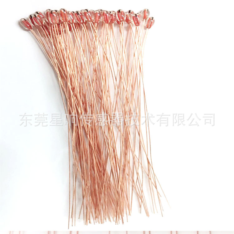 工厂直销单端玻璃NTC热敏电阻 微波炉 加热器用10K 3950热敏电阻