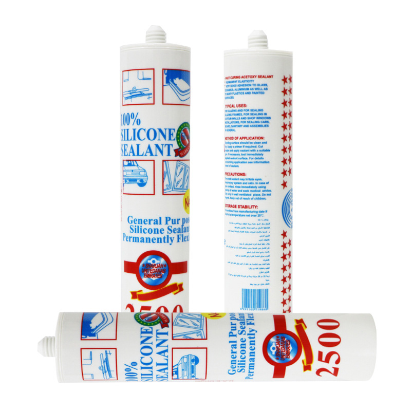 2500 silicone sealant  瓷白玻璃胶 硅酮玻璃胶批发 玻璃胶厂家|ms