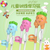 Children's chopsticks for training, resin, practice, spoon for feeding, tableware, set