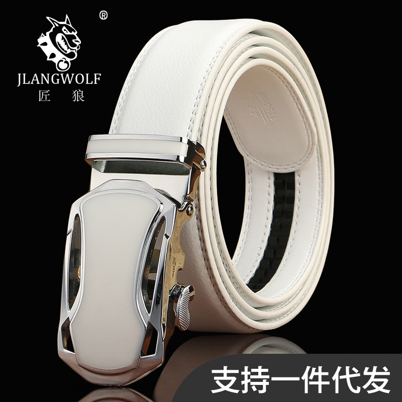 Artisan Wolf Men's White Belt Automatic...