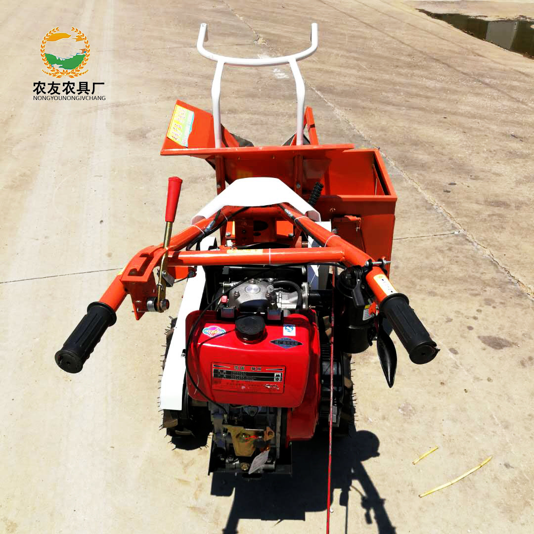 自走式手扶玉米收获机单行玉米收割机秸秆粉碎苞米收割机