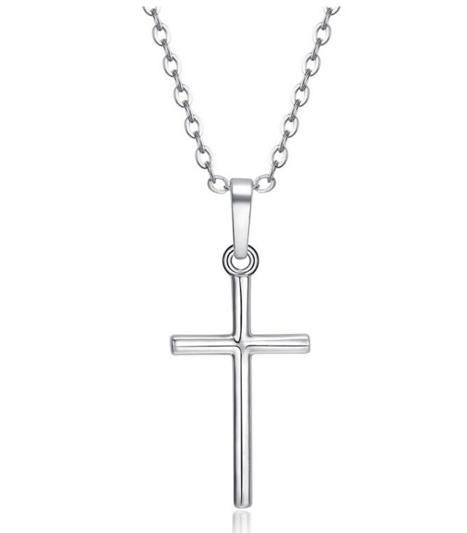 fashion simple cross alloy necklace