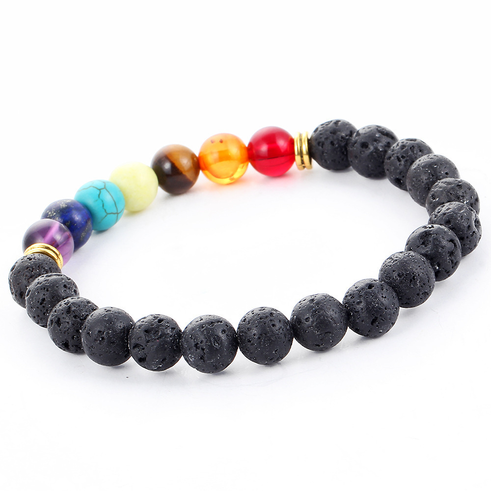 Natural Stone Lava Bead Bracelet