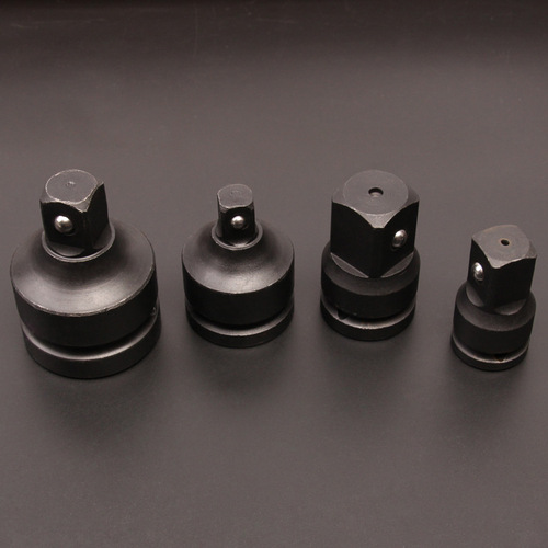 Pneumatic wind gun heavy-duty sleeve head to square conversion head phosphorized mutual conversion coupling 1 inch 1/2 3/4 